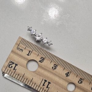 Elegant Silver Star Earrings